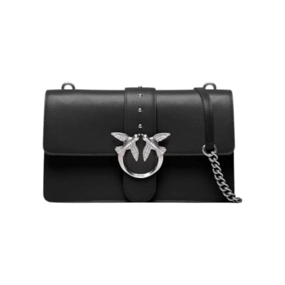 PINKO дамска чанта Love One Classic black/silver