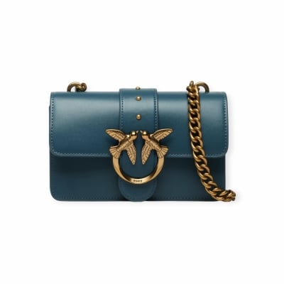 PINKO дамска чанта Love one mini blue