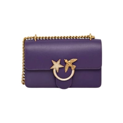 PINKO дамска чанта Love One mini purple