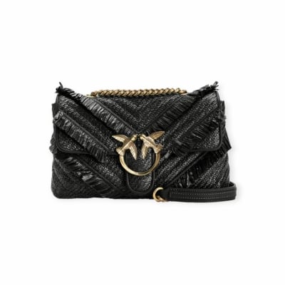 PINKO дамска чанта Love Lady Puff Chevron black