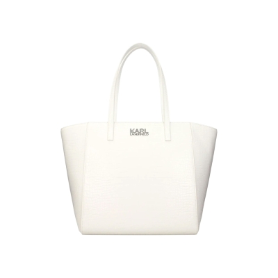 KARL LAGERFELD дамска чанта K/Kore tote white croc