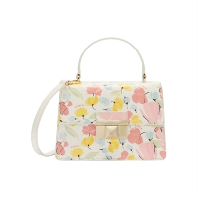 FURLA дамска чанта Venere top handle flowers