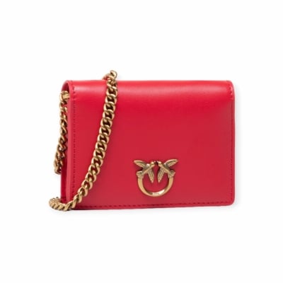 PINKO дамска мини чанта Jolie holder red