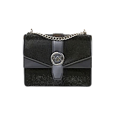 MICHAEL KORS дамска чанта Creenwich black crystals