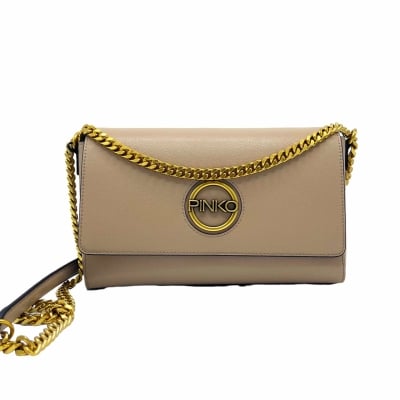 PINKO дамска чанта SCRIGNO beige