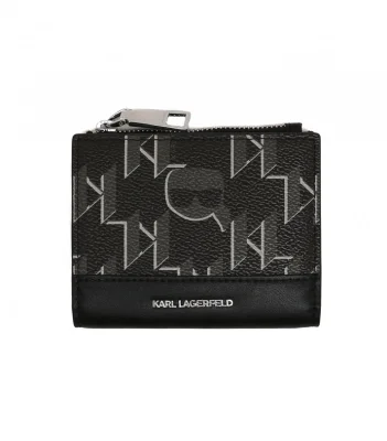 KARL LAGERFELD дамски портфейл K/IKONIK 2.0 MONO CC BIFOLD CH 999