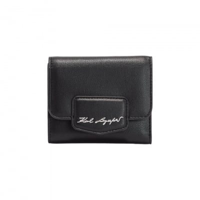 KARL LAGERFELD дамски портфейл Arrow Small black