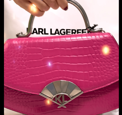Karl Lagerfeld - дамска чанта Archive Croc