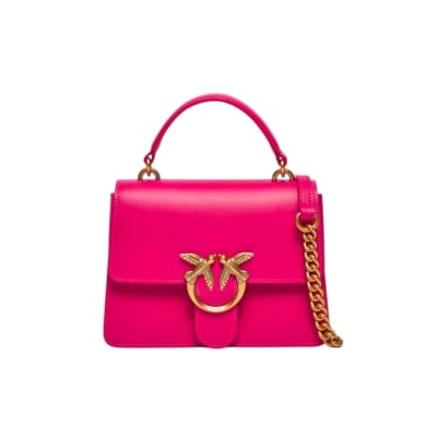 PINKO дамска чанта Love One top handle mini fuxia