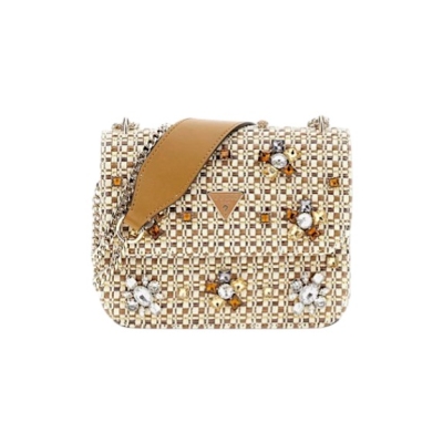 GUESS дамска чанта HWWE95 BEAUVOIR beige