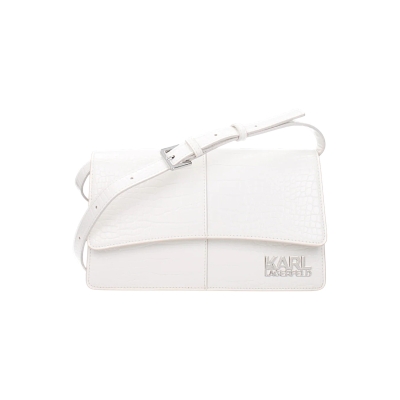 KARL LAGERFELD дамска чанта K/Kore croco white