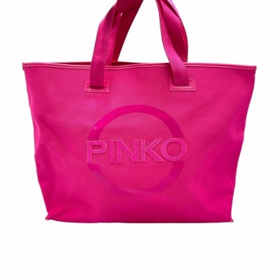 PINKO дамска чанта Segre Shopper Canvas fuxia