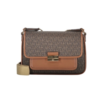 MICHAEL KORS дамска чанта Bradshaw monogram brown