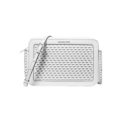 MICHAEL KORS дамска чанта LG EW CROS white