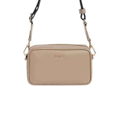FURLA дамска чанта Classic XL crossbody pouch 1 zip beige