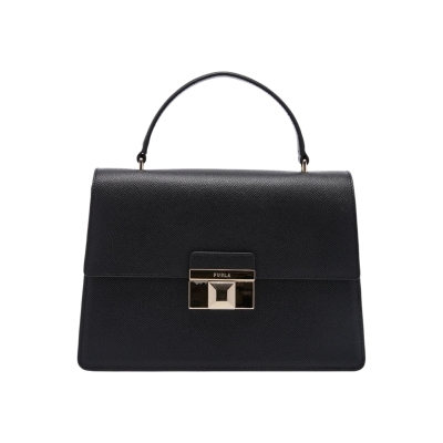 FURLA дамска чанта Venere top handle black big