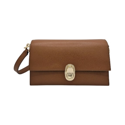 FURLA дамска чанта Eclisse S cross cognac