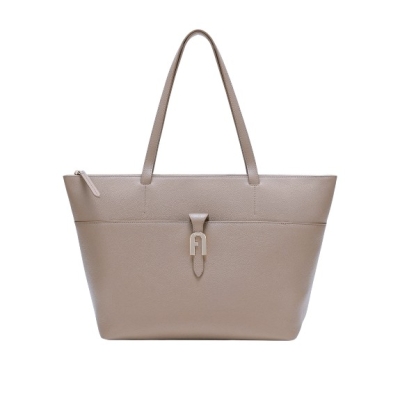 FURLA дамска чанта Miasofia L tote grey