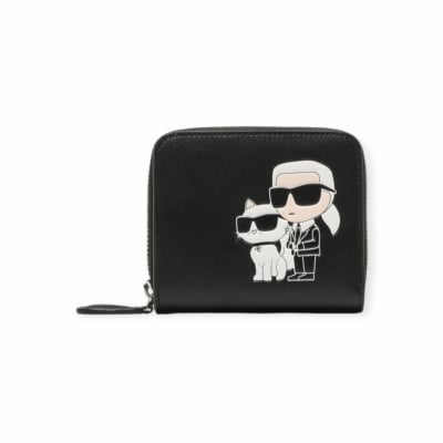 KARL LAGERFELD дамски портфейл K/IKONIK 2.0 LEATHER SM ZIPWLT WALLET 994