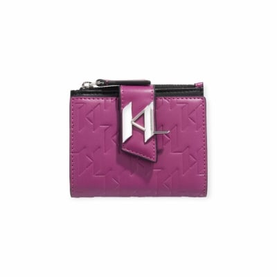 KARL LAGERFELD дамски портфейл K/SADDLE SM BIFOLD WLLT EMBOSS WALLET 995