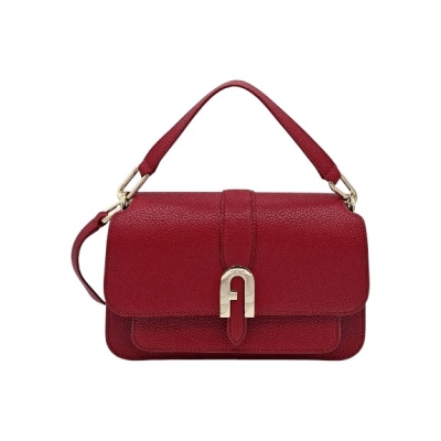 FURLA дамска чанта Miasofia S top handle red