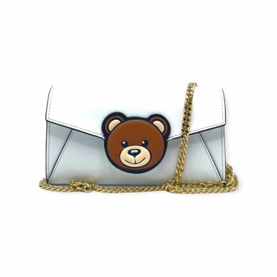 Moschino Couture дамска чанта Bear White