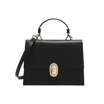 FURLA дамска чанта Eclisse S top handle black