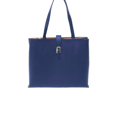 FURLA дамска чанта Miasofia M tote blue