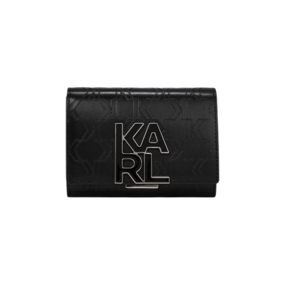 KARL LAGERFELD дамски портфейл K/Karl Monogram small black