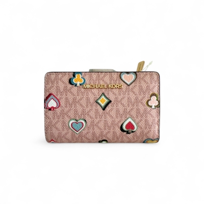 MICHAEL KORS среден портфейл Jet set prints pink