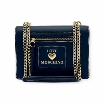 Love Moschino дамска чанта Black Zip