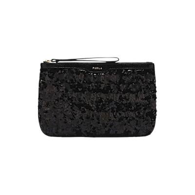 FURLA дамски клъч Classic XL sequins black