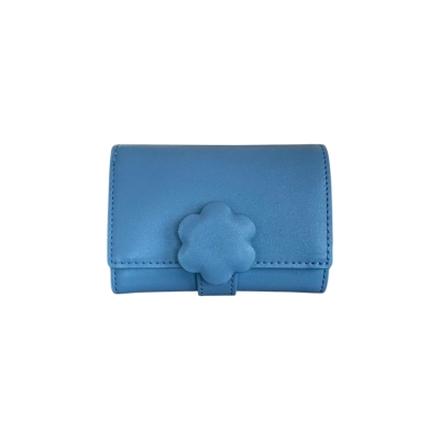 FURLA малък портфейл Miabloom navy