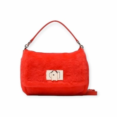 FURLA дамска чанта 1927 с естествен косъм WB00339