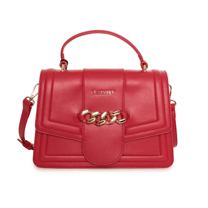 Twinset Red PU Women Handbag