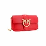 Pinko дамска чанта Love one pocket S mini red