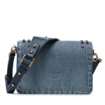 PINKO дамска чанта Love Click mini denim