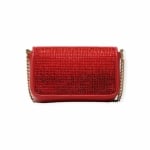 PINKO дамска мини чанта Love Click Micro Full strass red