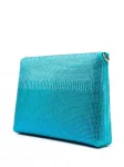 PINKO дамска чанта SOFT ENVELOPE FULL STRASS BLUE