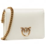 PINKO дамска мини чанта Jolie holder white