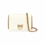 PINKO дамска мини чанта Jolie holder white