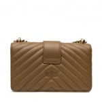 PINKO дамска чанта Love Mini Icon Chevron brown