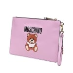 Moschino Couture дамски клъч Teddy Embroidered Clutch Soft