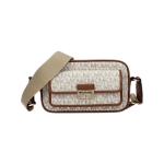 MICHAEL KORS дамска чанта Bradshaw monogram small vanilla