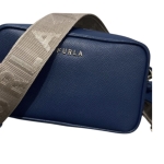 FURLA дамска чанта Classic XL crossbody pouch 1 zip navy