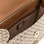 GUESS дамска чанта HWWE95 BEAUVOIR beige