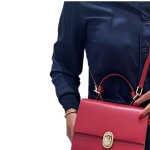 FURLA дамска чанта Eclisse S top handle red