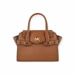 MICHAEL KORS дамска чанта Carmen cream logo