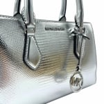 MICHAEL KORS дамска чанта Sheila satchel silver