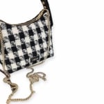 FURLA дамска чанта Danae hobo black white